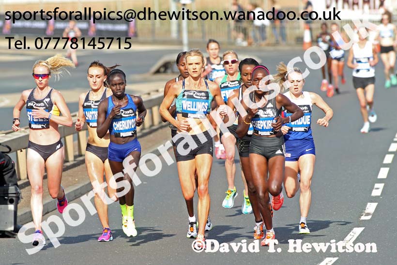 Womens Great North Run. Photo: David T. Hewitson/Sports for All Pics